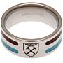 West Ham United Fc Colour Stripe Ring Small