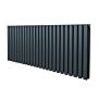 Oval Column Radiator – 600mm X 1440mm – Anthracite Grey