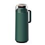 Tramontina Thermal Flask With Cup Lid, Interior Glass Container, Olive Green, 1.0l