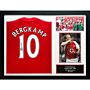 Arsenal Fc Bergkamp Signed Shirt (framed)