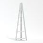 Tiva Corner Ladder Shelving White