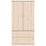 Vidaxl Wardrobe Alta 90x55x170 Cm Solid Wood Pine