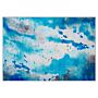 Area Rug Multicolour Fabric 140 X 200 Cm Watercolour Pattern Abstract