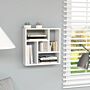 Vidaxl Wall Shelf White 45.1x16x45.1 Cm Engineered Wood