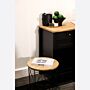 Copenhagen Sideboard 2 Doors & 2 Drawers Black Frame-oiled Wood