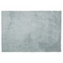 Shaggy Area Rug Green Cotton Polyester Blend 160 X 230 Cm Fluffy Dense Pile