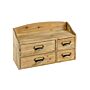 Shabby Chic Small Wooden Cabinet 4 Drawers