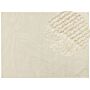 Area Rug Beige Wool 300 X 400 Cm Abstract Pattern Motif