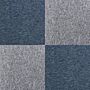 40 X Carpet Tiles 10m2 / Storm Blue & Platinum Grey