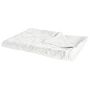 Blanket White Acrylic 180 X 220 Cm Living Room Fluffy Throw Faux Fur Scandinavian Design