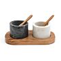 Marble Salt And Pepper Bowls