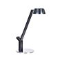 Led Desk Lamp White Metal Table Lighting Reading Computer Lamp Adjustable Arm Dimmer Colour Temperature Usb Port