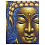 Buddha Painting - Gold Face & Lotus Flower