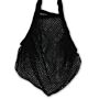 Pure Cotton Mesh Bag - Black