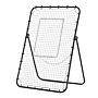 Homcom Foldable Football Rebounder Net, Football Goal Training Aid Soccer Kickback Target Zone Goal Play Adjustable Angles For Kids & Adult Black