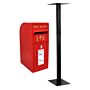 Red Royal Mail Post Box With Stand