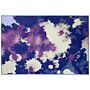 Area Rug Carpet Multicolour Polyester Fabric Abstract Pattern Rectangular 160 X 230 Cm