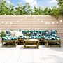 Vidaxl 7 Piece Garden Lounge Set Impregnated Wood Pine