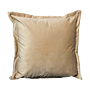 Beige Velvet Cushion Cover