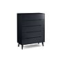 Alicia 5 Drawer Chest - Anthracite