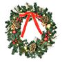 Homcom Christmas Door Wreath, 60 Cm Diameter