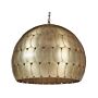 1-light Pendant Ceiling Lamp Metal Brass Sphere Shade