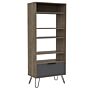 Vegas Display Bookcase/display Unit With Cupboard