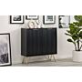 Murano Compact Sideboard - Matt Black