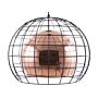 Ceiling Lamp Copper Metal 128 Cm Pendant Cage Shade