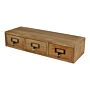 3 Drawer Single Level Small Storage Unit Trinket Drawers