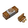 Wood & Brass Domino Set 16cm