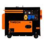 T-mech Portable Silent Diesel Generator Single Phase 230v