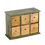 Six Drawer Storage Cabinet 32 X 13 X 24cm