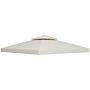 Outsunny 3 X 3(m) Gazebo Canopy Roof Top Replacement Cover Spare Part Cream White (top Only)