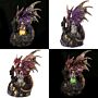 Led Crystal Castle Collectable Dragon Figurine