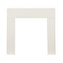 Adam Miami Mantelpiece In Pure White, 46 Inch