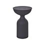 Side Table Black Iron Metal Accent End Table Decor Display Design