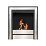 Acantha Argo Bio Ethanol Fire In Brushed Steel