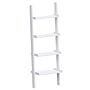 York 4 Tier Ladder Bookcase, White