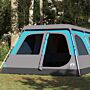 Vidaxl Family Tent Dome 8-person Blue Quick Release