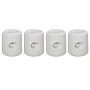 Outsunny Tent Weight Base, 4pcs Plastic Anchor Weights-white