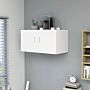 Vidaxl Wall Mounted Cabinet White 80x39x40 Cm Engineered Wood