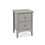 Como Grey 2 Drawer Bedside Cabinet