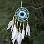 Pastel Blue Macramé Dream Catcher 12cm (asst Colours)