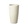 Plant Pot Beige Stone Tall Flower Planter 58 X Ø 31 Cm Modern Minimalistic Outdoor Indoor Decor Accessories