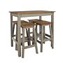 Linea Linea Breakfast Table & 4 High Stool Set