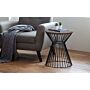 Jersey Round Wire Lamp Table - Walnut