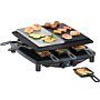 Steba Rc-4-plus Premium Quality Electric Raclette For 6 People – Black Non-stick Coated Grill Plate, Cut & Scratch-resistant Stone Plate, Made In Germany | Cooking Equipment