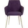 Four Legged Reception Chair (plum)