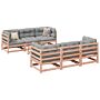 Vidaxl 7 Piece Garden Sofa Set Solid Wood Douglas Fir